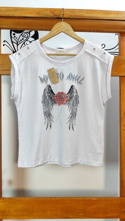 Remera s/Mangas ANGEL
