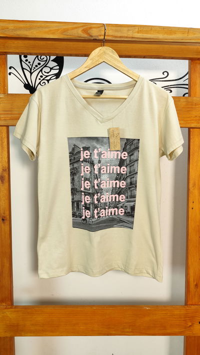 Remera Algodon T'AIME