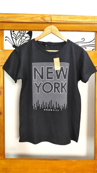 Remera Algodón NEW YORK