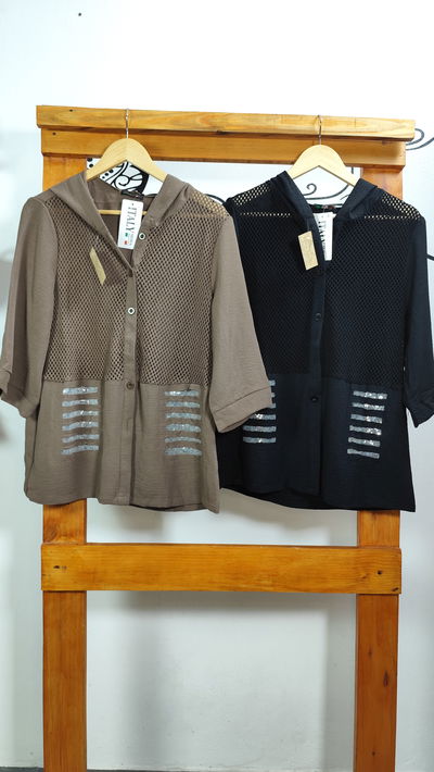 Camisa Italiana GIOVANNA c/capucha