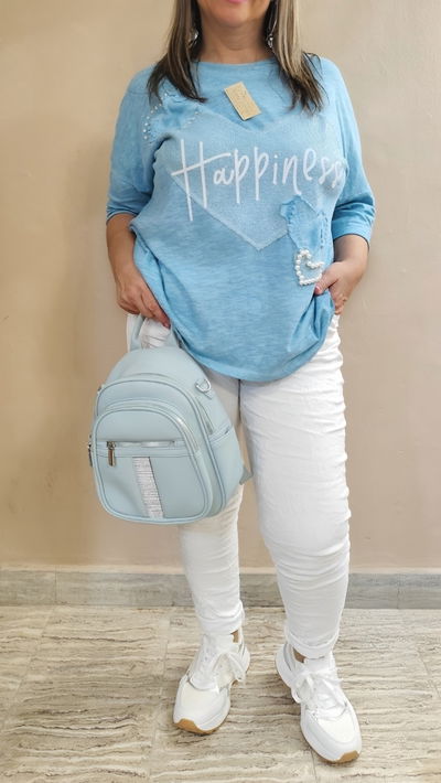 Remera Italiana HAPPINESS 