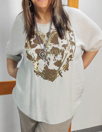 Blusa Italiana CUORE