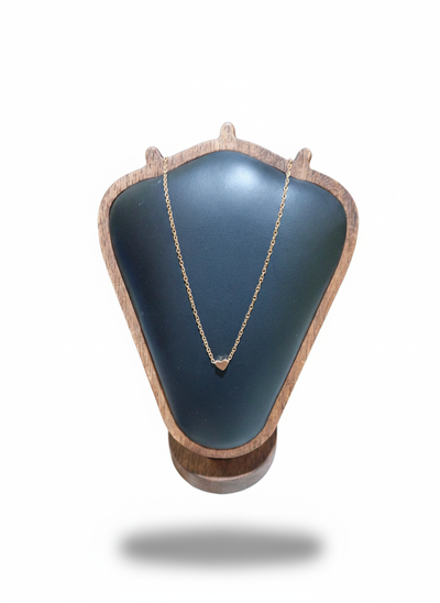 Collar Corazón Acero dorado