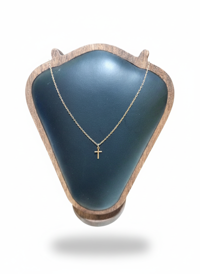 Collar Cruz Enchapado oro