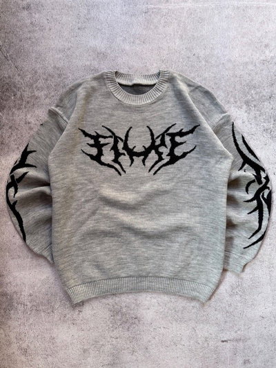 Sweater Gris "Trybals"