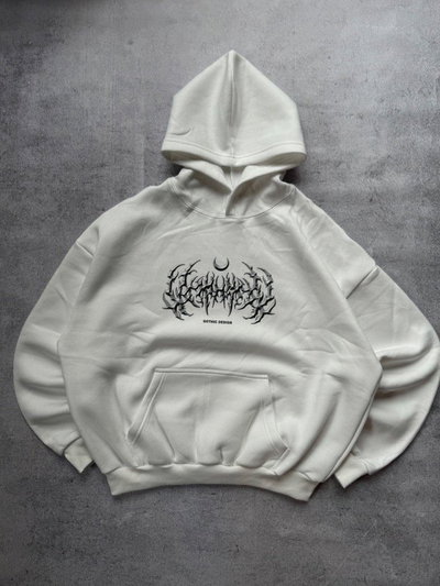 Hoddie "Ghotic White"