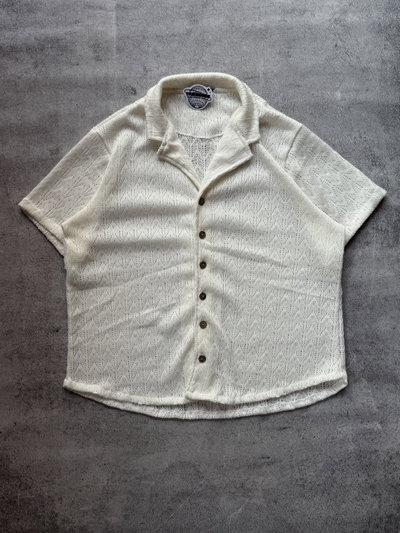 Camisa Tejida "MALAGA" Blanca