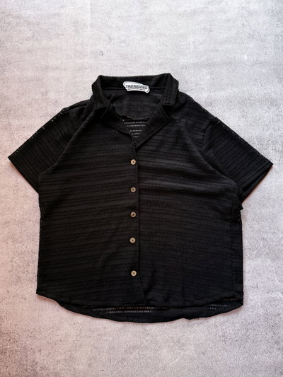Camisa Tejida "MONACO" Negro