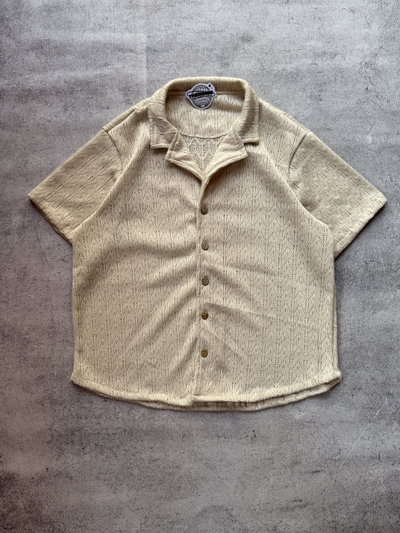 Camisa Tejida "MALAGA" Beige