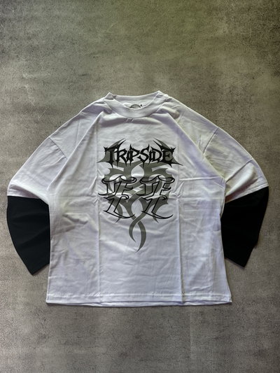 Remera Doble Manga “Tripside” White