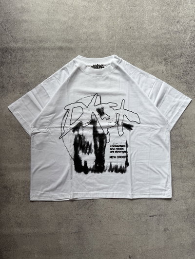 Remera Boxi "Dkst" Blanco