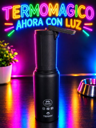 Termo Mágico con Luz Negro