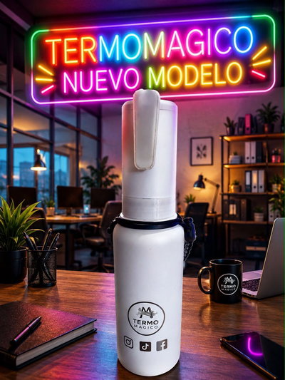 Termo Mágico Nuevo Modelo Color Blanco
