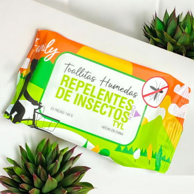TYL Toallitas Húmedas Repelente de Insectos