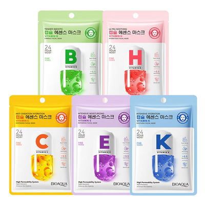 Mascaras Faciales Linea Koreana Vitaminas x10