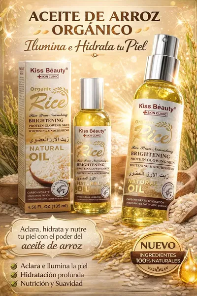 Serum Orgánico Hidratante y Nutritivo Oil Rise Kiss Beauty 35ml