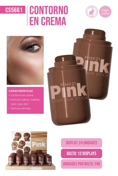 PINK 21  Contorno en Barra Stick