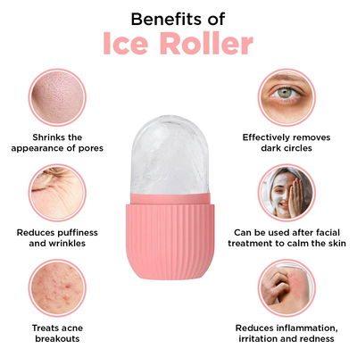 Ice Roller Masajeador Facial con Hielo