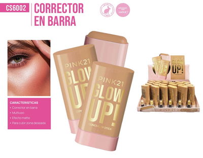 PINK 21 Corrector en Barra Glow Up