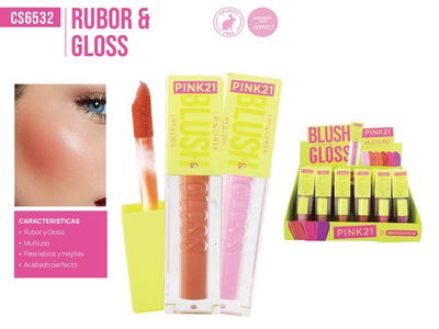 PINK 21 Rubor & Gloss Multiuso