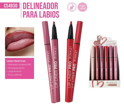 PINK 21 Delineador Labios Ultra Thin