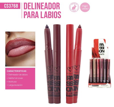 PINK 21 Delineador Labios Passion