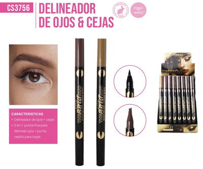 PINK 21 Delineador The Perfect Duo (Ojos + Cejas)