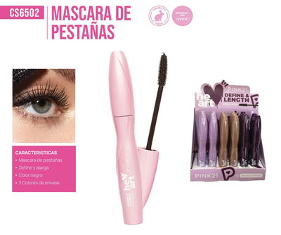 PINK 21 Máscara de Pestañas Heart Define & Alarga
