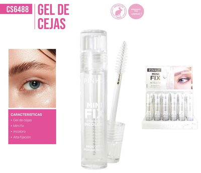PINK 21 Máscara de Pestañas Transparente Fix - Gel de cejas