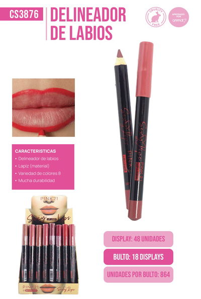 PINK 21 Delineador Labios Sexy Lips