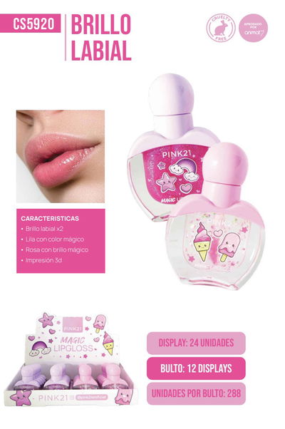 PINK 21 Lip Gloss Magic
