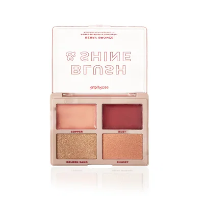 RUBY ROSE Paleta Blush & Shine M1001