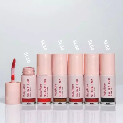 RUBY ROSE Lip Gloss Tint Shine Ink HB-L6600