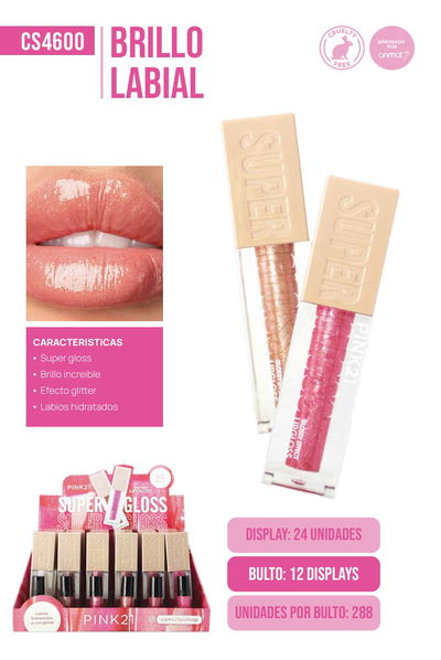 PINK 21 Lip Gloss Super Gloss