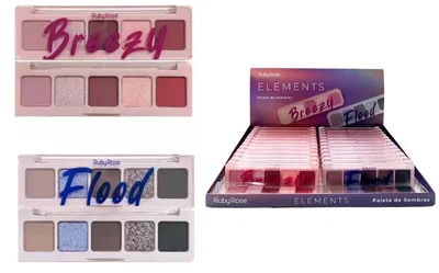 RUBY ROSE Paleta de Sombras Elements Breeze / Flood