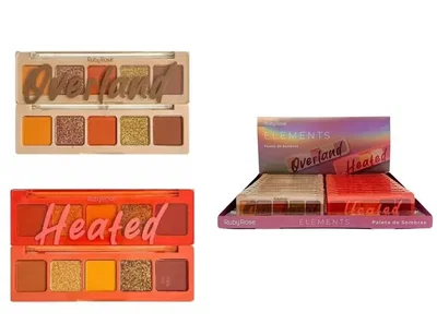 RUBY ROSE Paleta de Sombras Elements Overland / Heated
