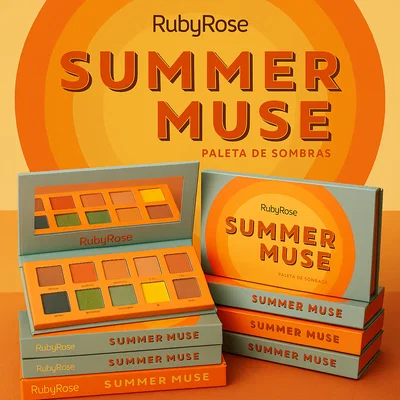 RUBY ROSE Paleta de Sombras Summer Muse HB-F537
