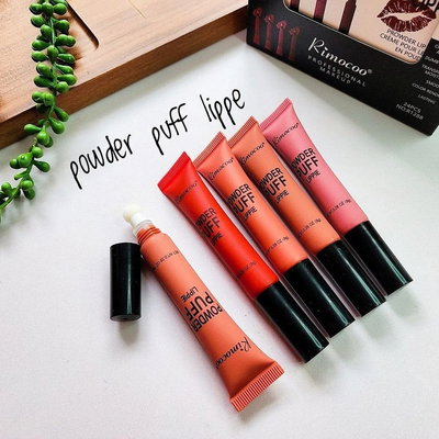 Rimocoo Powder Puff 2 en 1 Labial + Rubor