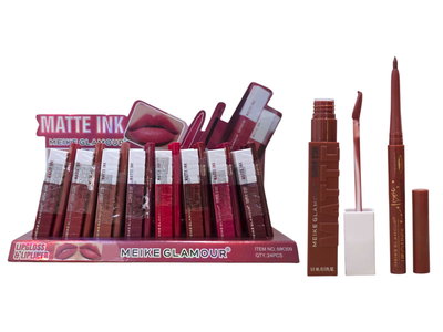 Labial Liquido + Delineador Super Stay Pack x8