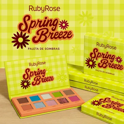 RUBY ROSE Paleta de Sombras Spring Breeze HB-F538