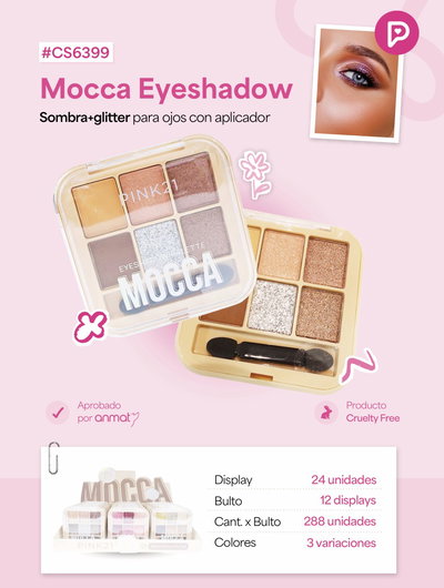 PINK 21 Paleta de Sombras Mocca