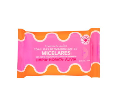 TYL Toallitas Desmaquillantes Micelar con Ácido Hialurónico y Extracto de Hamamelis