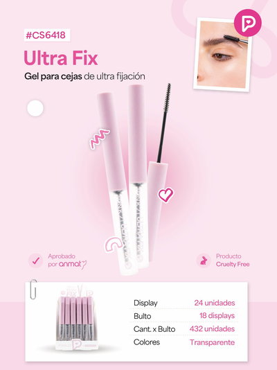PINK 21 Mascara de Pestañas Transparente Ultra Fix