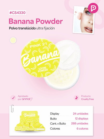 PINK 21 Polvo Volátil Banana