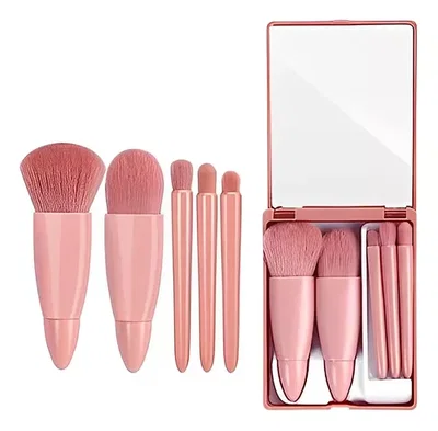 Set de 5 Brochas + Espejo Mini Brush
