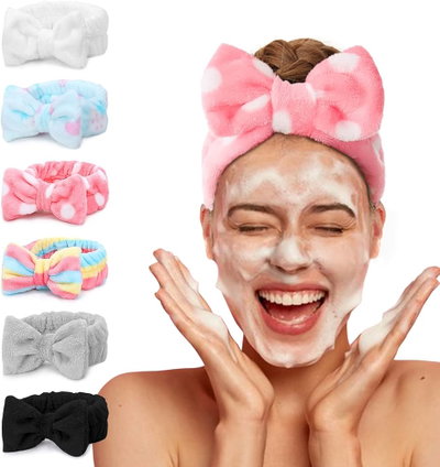 Vincha Spa Moño con Lunares