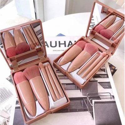 Set de 5 Brochas + Espejo Mini Brush