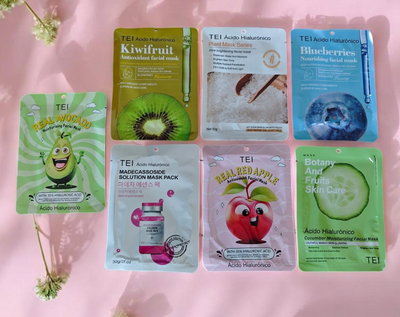 TEI Mascaras Faciales c/ Ac. Hialuronico x10