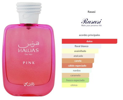 Perfume Grande Arabe Hawas Pink (Femenino)