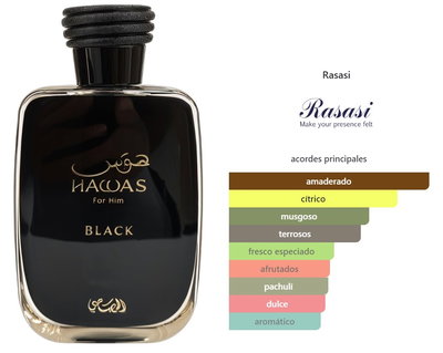 Perfume Grande Arabe Hawas Black (Masculino)